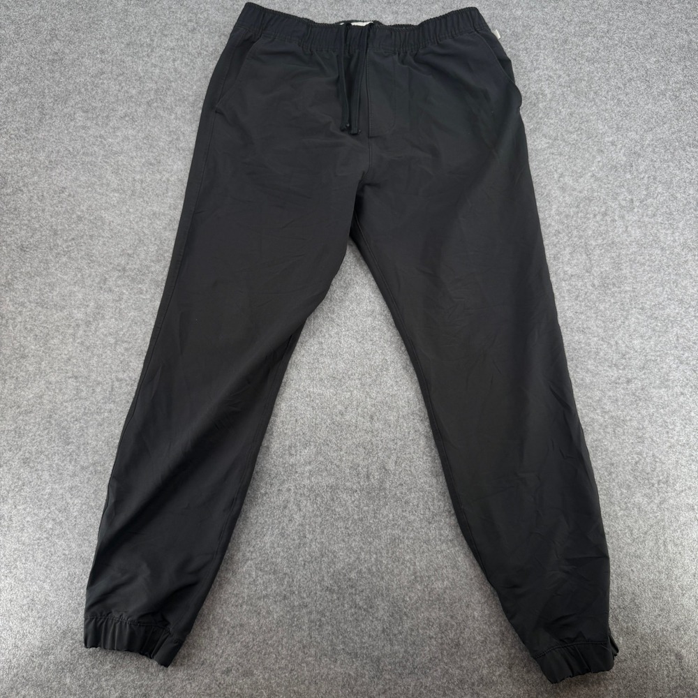 Abercrombie & Fitch Joggers Mens M Stretch Black Elastic Waist EUC
